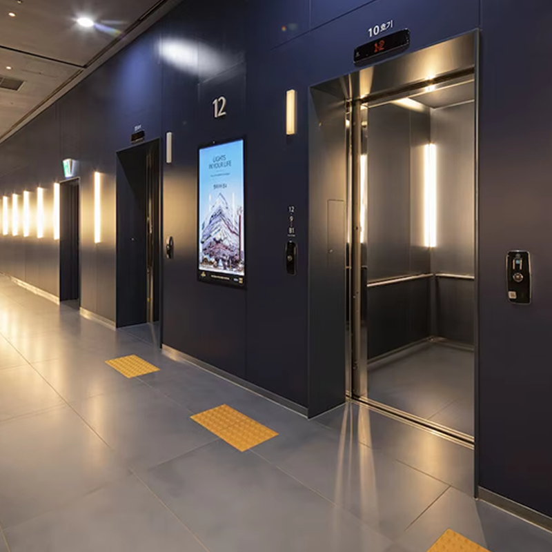 VTEP105 Ascensores Luxus-Personenaufzüge für Privathaushalte, getriebelose Klimaanlage, leise, effizient und stilvoll, PVC