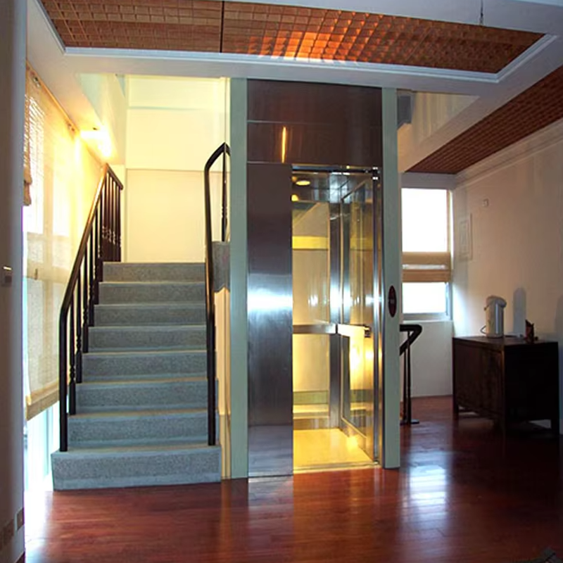 VTEV104 Ascensores Elevadores Luxuriöser Villa-Aufzug aus Edelstahl für den Familiengebrauch