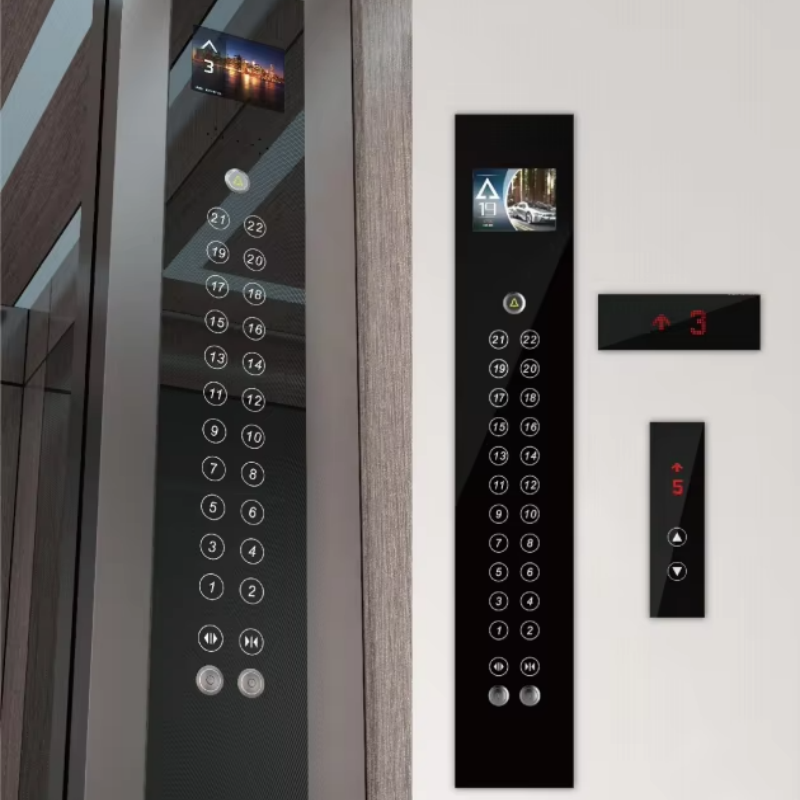 VTSP332 Aufzugsteile, quadratischer Druckknopf mit LED-Licht