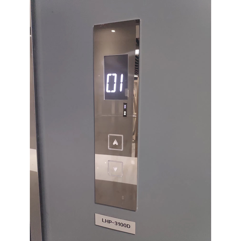 VTSP333 Moderner Edelstahl-Aufzug zur Wandmontage, Touch-Display, Cop und Lop