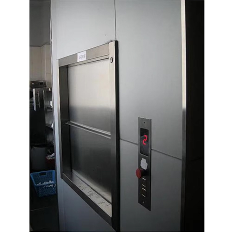 VTEF108 Elektrischer, getriebeloser AC-Speiseaufzug mit PVC-Boden für Restaurant- und Hotelküchenservice