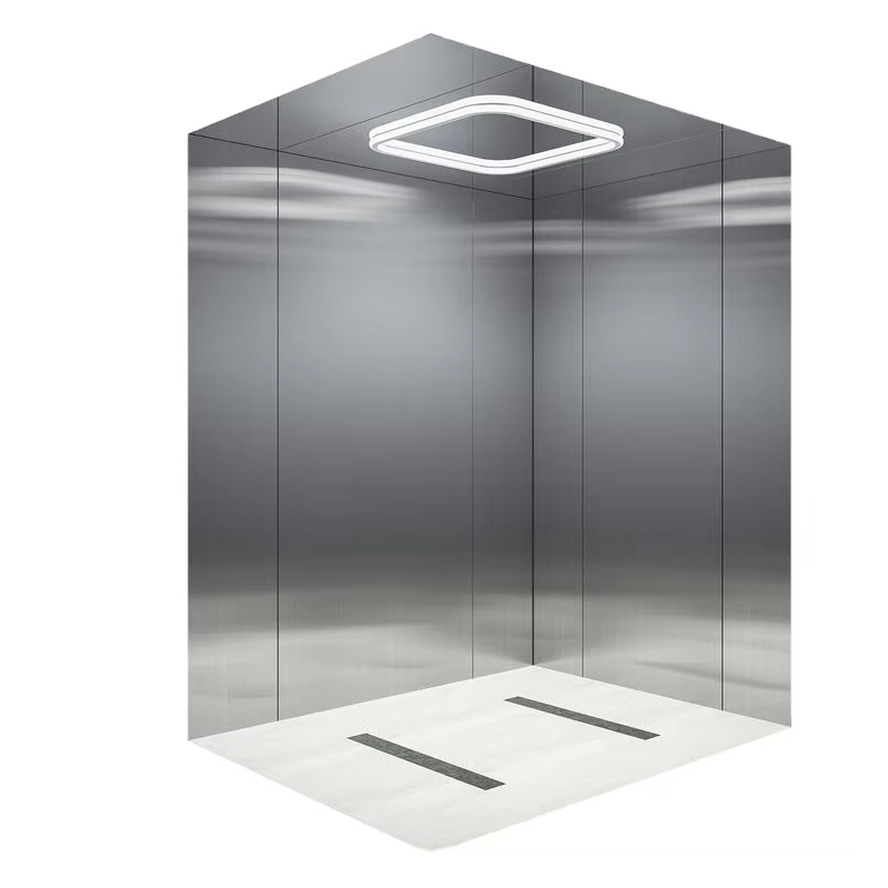 VTEP119 Ascensores Personenaufzüge Getriebelose Klimaanlage für mehrstöckige Gebäude ISO9001-zertifizierter Edelstahl Einfache Installation