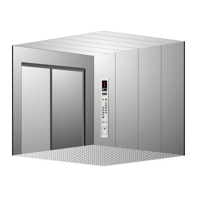 VTSP132 Aufzugsteile, modernes Design, Edelstahl-Aufzugskabine, Sondergröße für Wohn- und Gewerbeprojekte