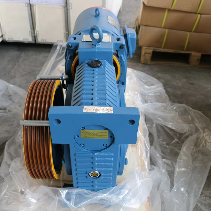 VTSP243 Getriebeaufzugs-Traktionsmaschine, Edelstahlaufzug 630 kg_800 kg_1000 kg_YJ200A_8–13 Personen