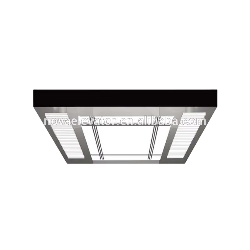 VTSP140 Aufzugs-Ersatzteil, Kabinen-Innenausstattung, Aufzugskabine, Edelstahldecke, modernes Aufzugsdecken-Design