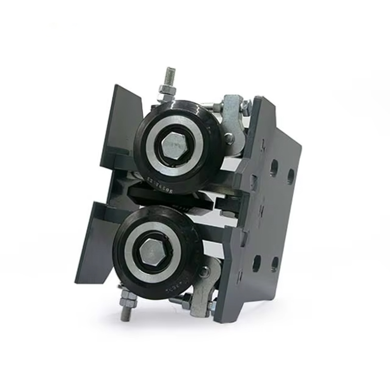 VTSP153 OEM-Aufzugsteile Aufzugaufzug Gegengewicht Rollenführungsschuhe-Edelstahl_Metall Zeitgenössisches Design für Bürogebäude