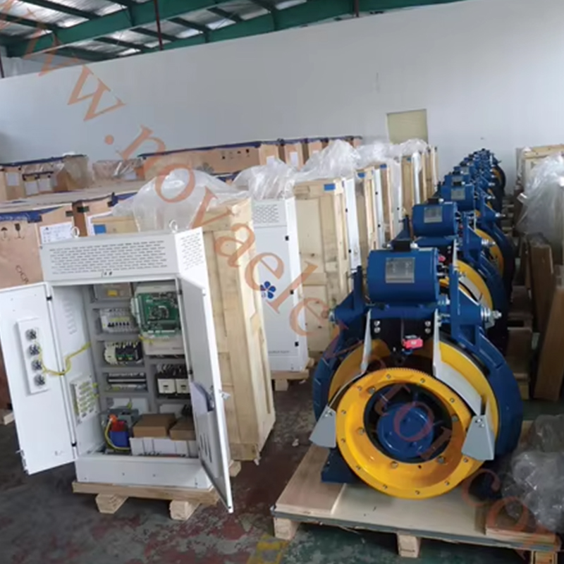 VTSP238 Montanari Gearless Traktionsmaschine MCG100 Hubmotor 320–630 kg Motor