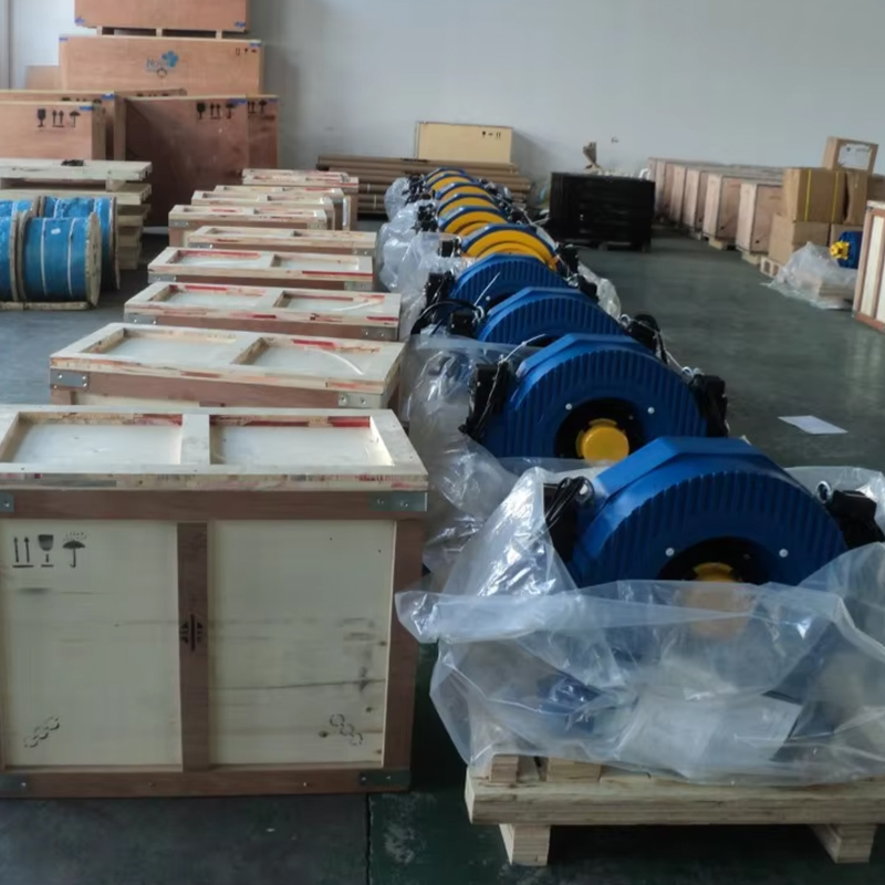 VTSP234 Montanari Gearless Traktionsmaschine MCG350 Hubmotor 2000–2500 kg Motor
