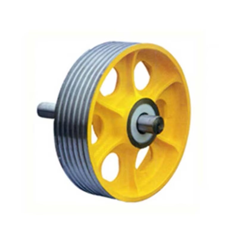 VTSP278 Umlenkrolle für Aufzugstreibscheiben aus Gusseisen und Nylon