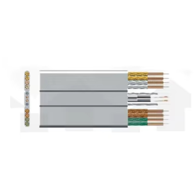 VTSP368 Aufzugskabel, flaches, flexibles Kupferleiter, PVC-isoliertes PVC-Mantel-Aufzugskabel